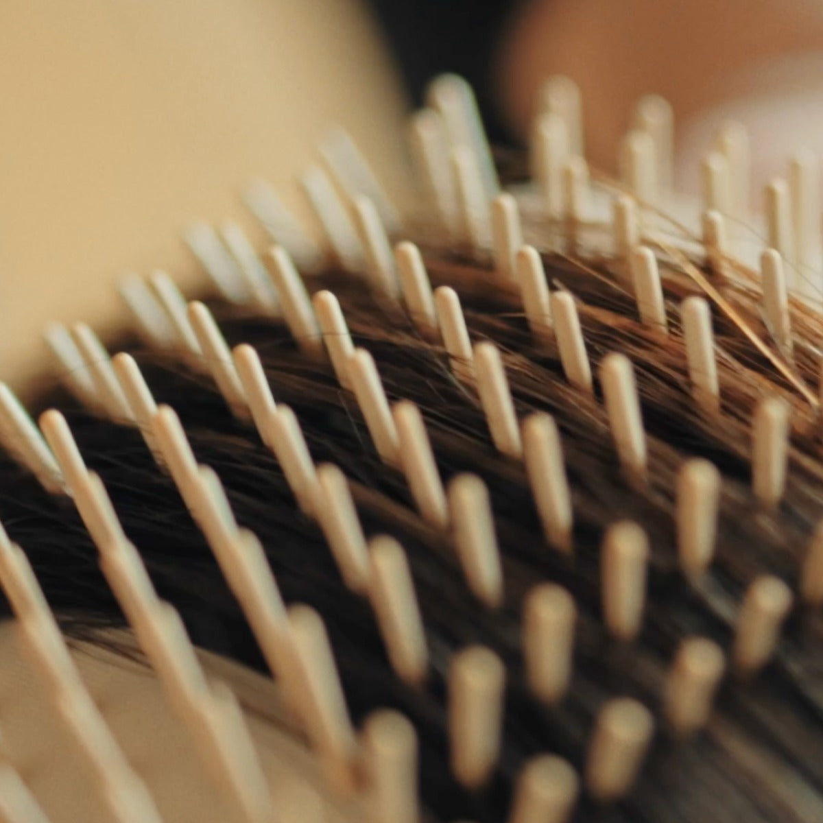 Acca Kappa Natura Paddle Brush - Wooden Pins