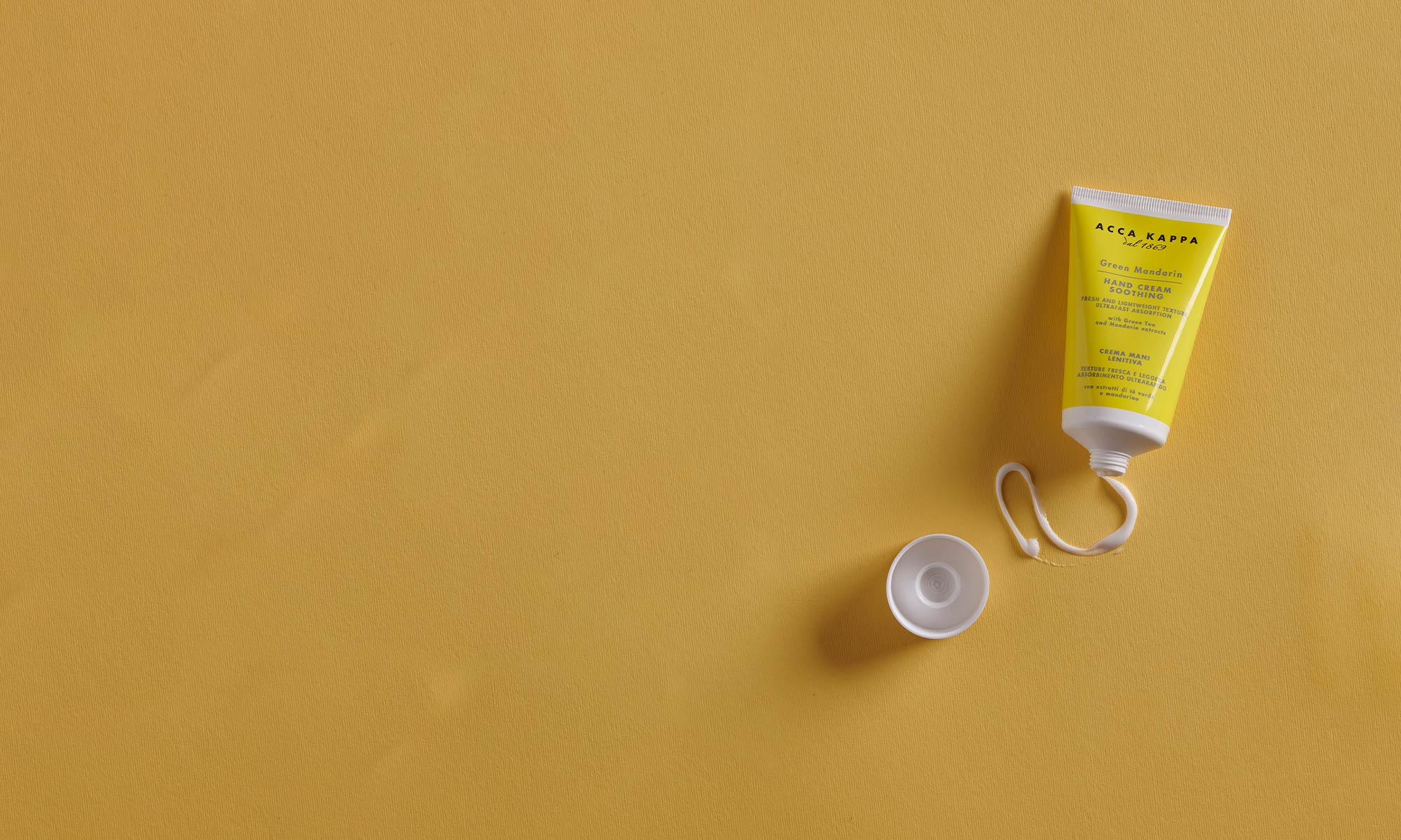 Green mandarin hand cream