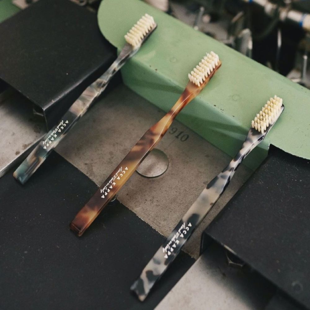ACCA KAPPA Historical Havana Green Toothbrush Designer Toothbrush acca-kappa-historical-havana-green-toothbrush-designer-toothbrush