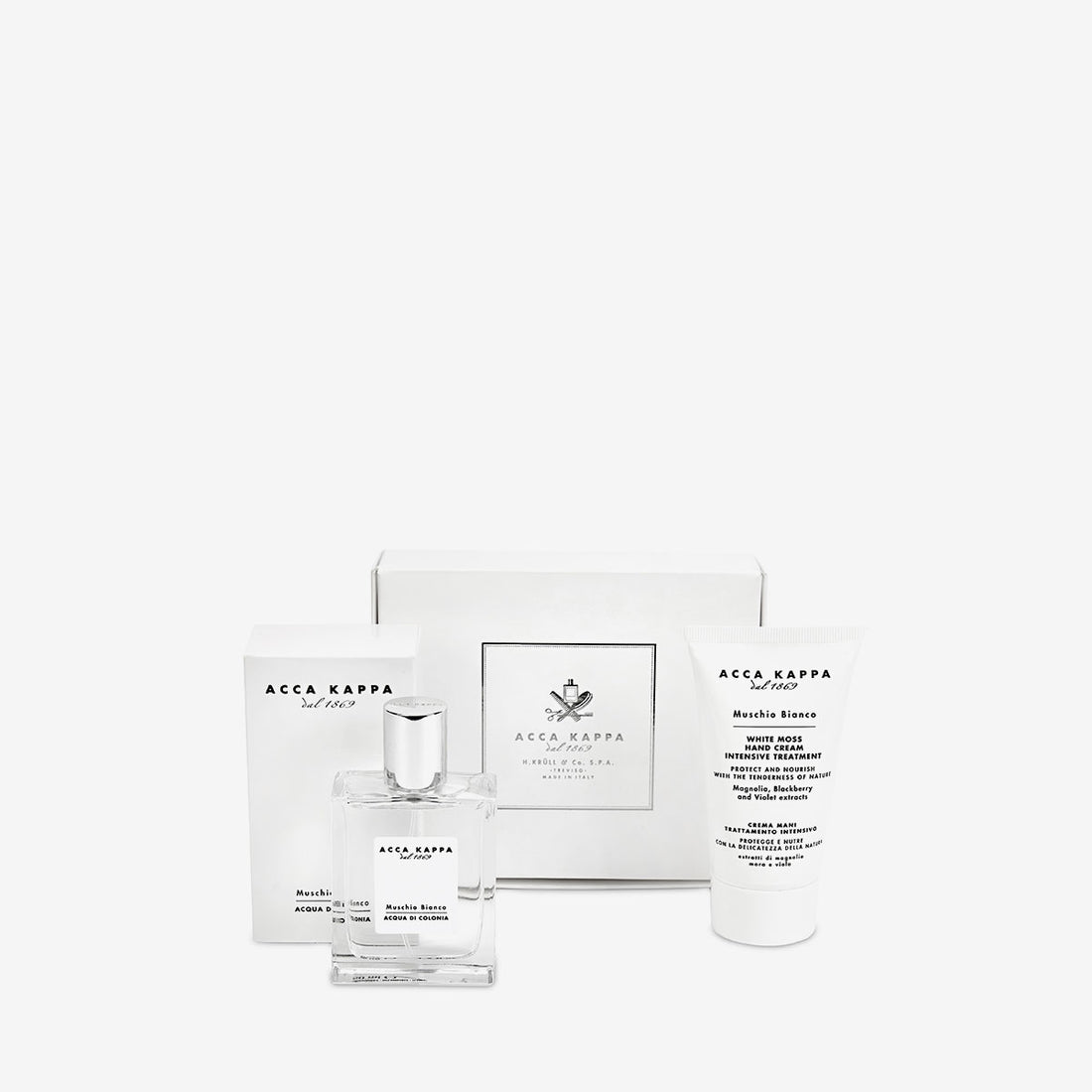 ACCA KAPPA White Moss Gift Set of Eau de Cologne and Hand Cream